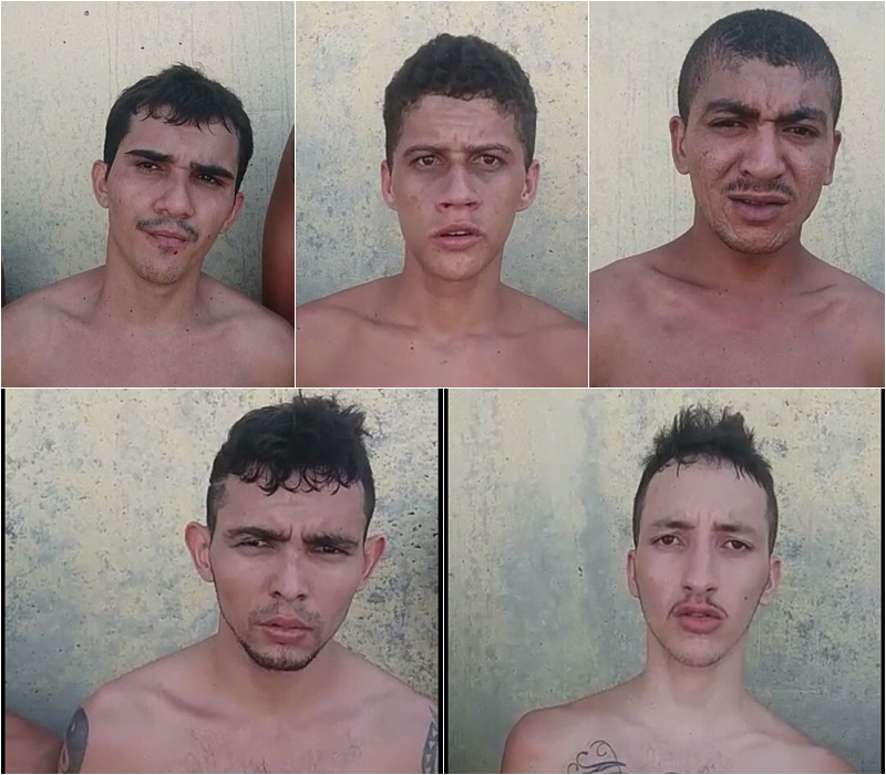 Presos que fugiram da penitenciaria de Esperantina