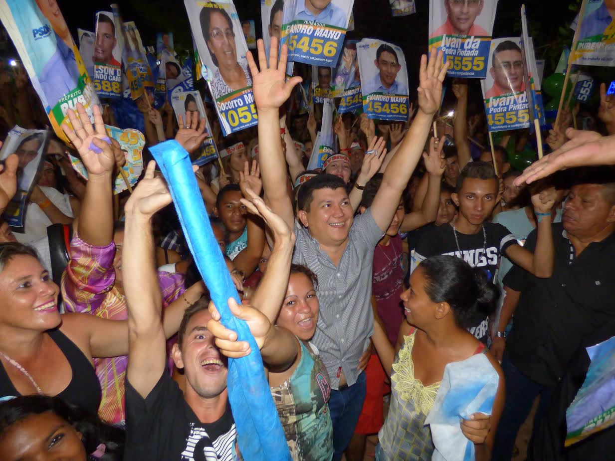 Candidato à reeleição Rubens Vieira