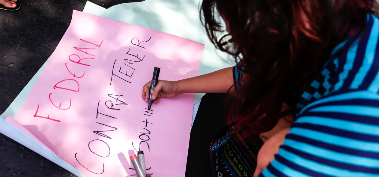 Alunos da UFPI contra Temer