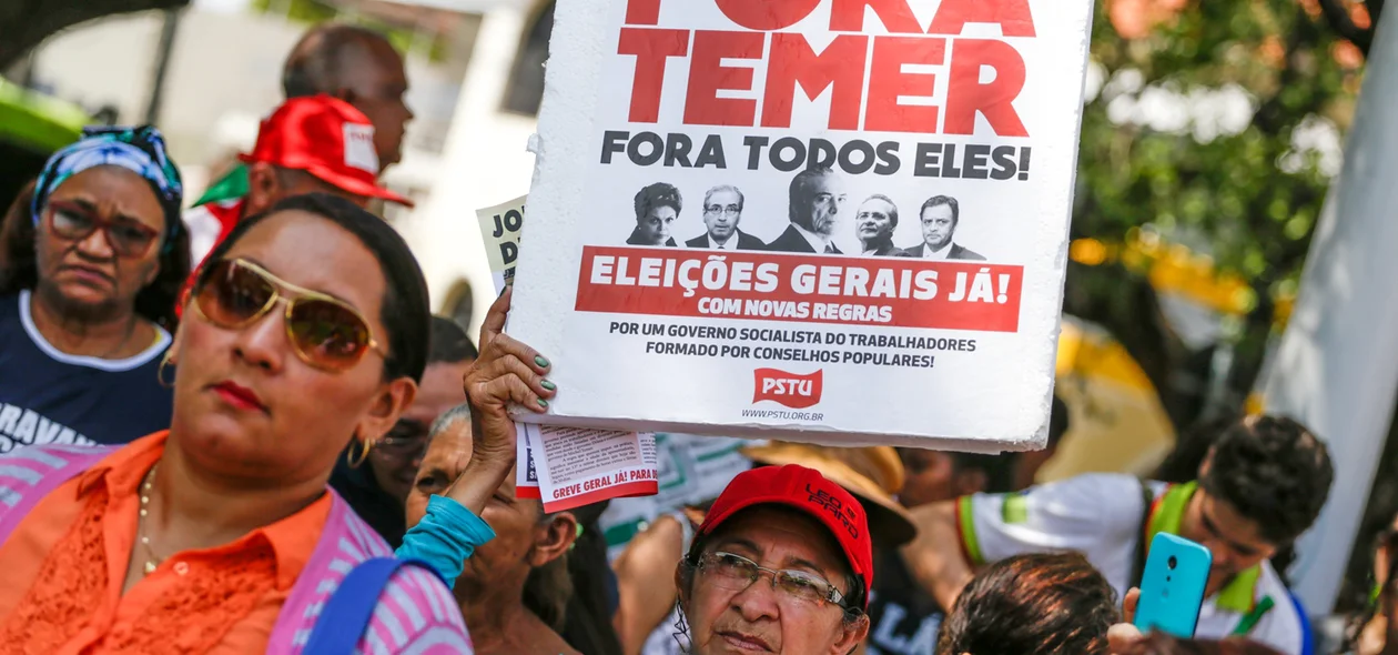 Cartaz de protesto