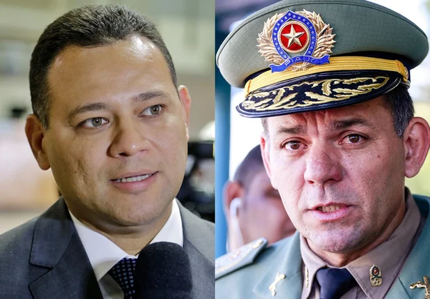 Delegado Riedel Batista e coronel Carlos Augusto