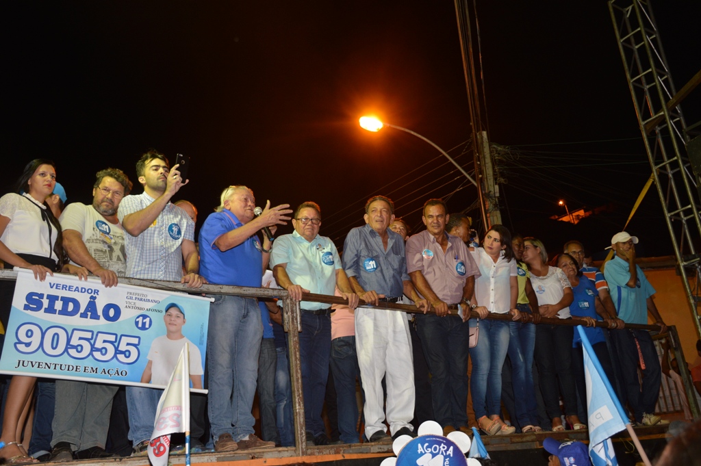 Palanque de Gil Paraibano no bairro Paroquial