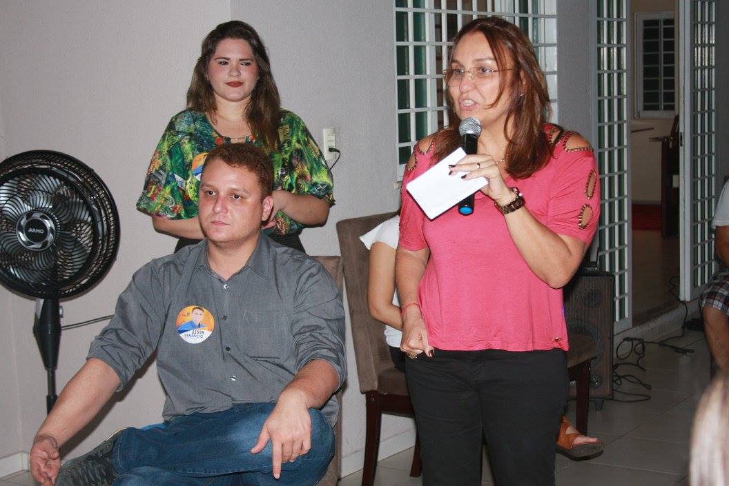 Deputada Flora e filho Venâncio