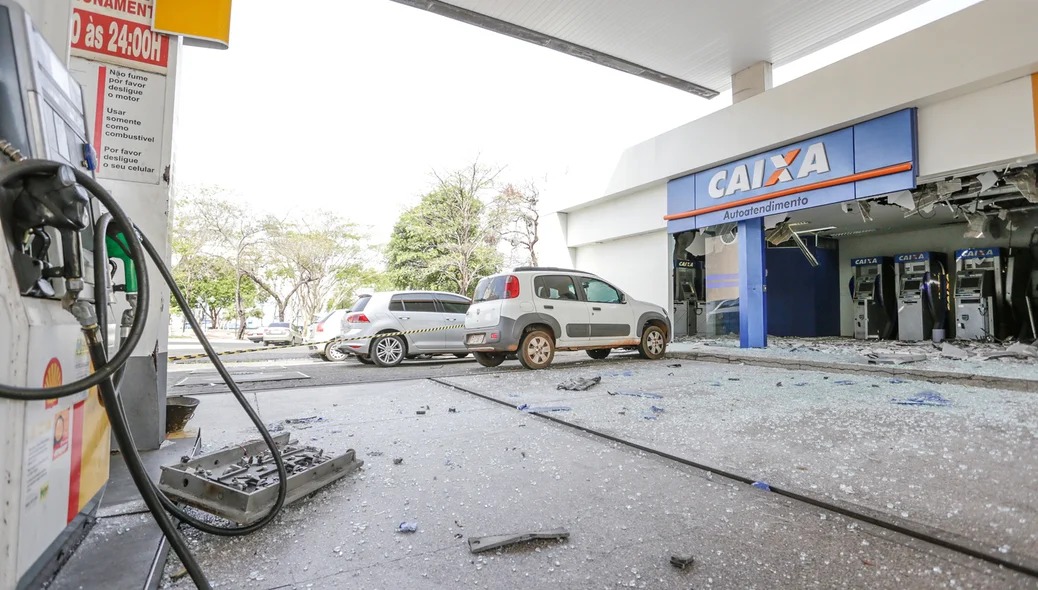 O caixa de Autoatendimento fica próximo da igreja São Benedito