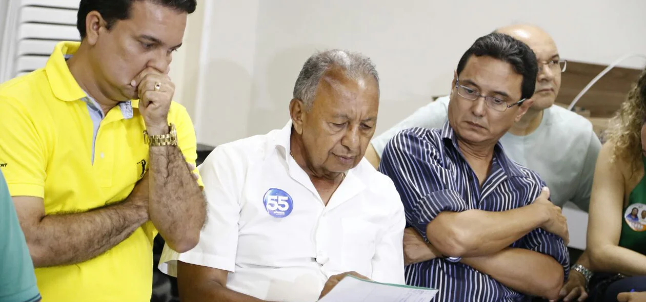 Dr. Pessoa aguardando o resultado das eleições