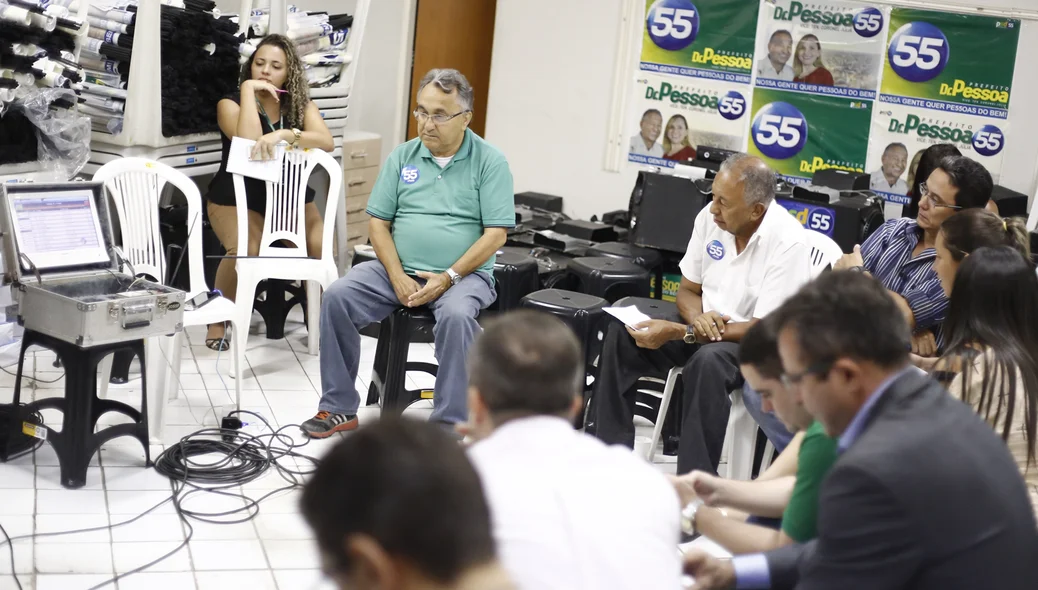Dr. Pessoa aguardando o resultado 