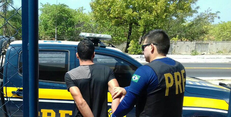 Prisão executada pela Polícia Rodoviária Federal