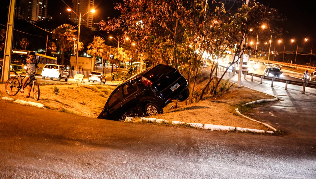Manobra mal sucedida provoca acidente