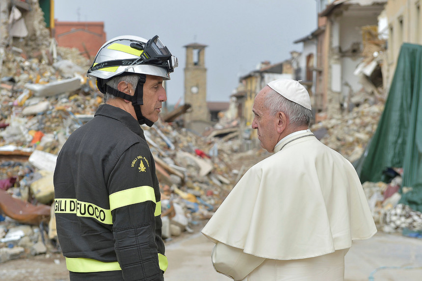 Papa Francisco visita Amatrice