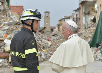 Papa Francisco visita Amatrice