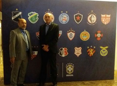 Presidente do Altos durante o sorteio dos grupos