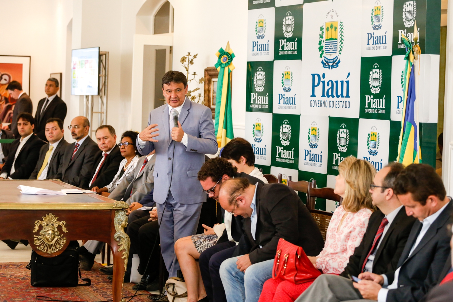 Governador em seu pronunciamento