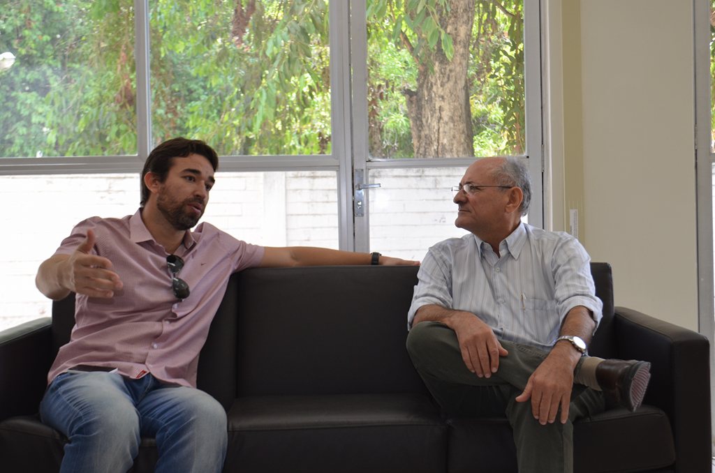 Deputado Marden Menezes e superintendente Paulo de Tarso