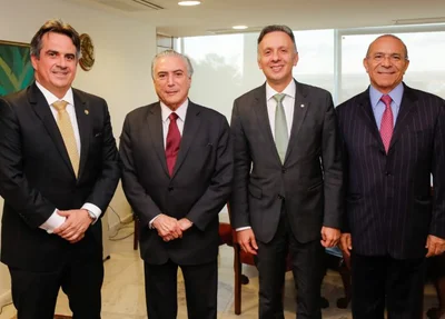 Ciro Nogueira se encontra com Michel Temer