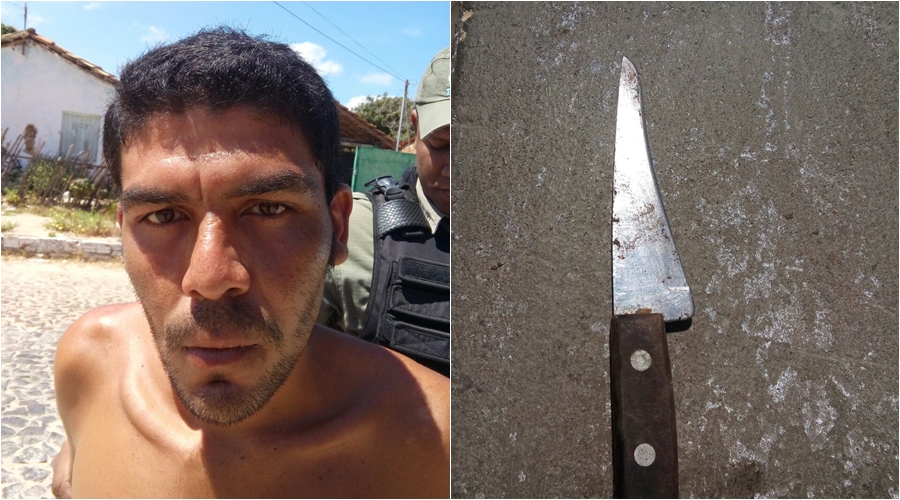 Francisco das Chagas tentou matar a própria mãe com uma faca