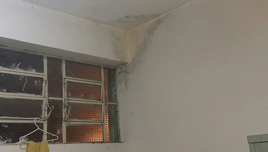 Parede com infiltração