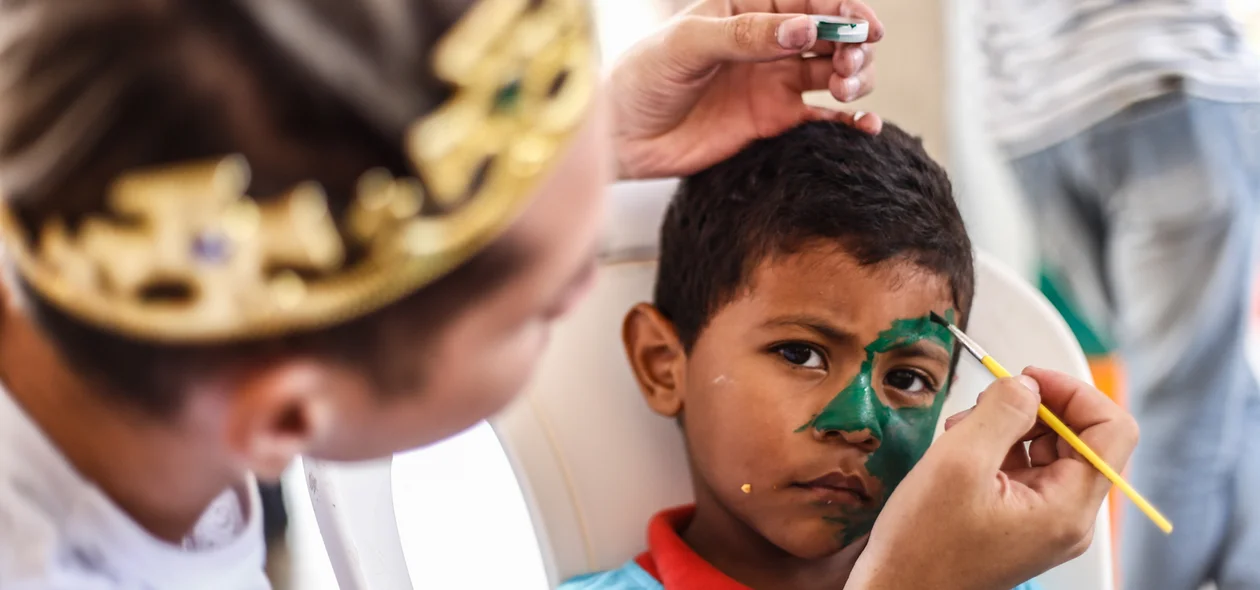 Criança no festival da OAB/PIAUÍ
