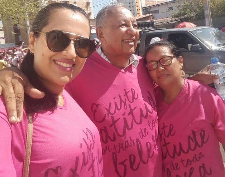 Dr. Pessoa na caminhada 