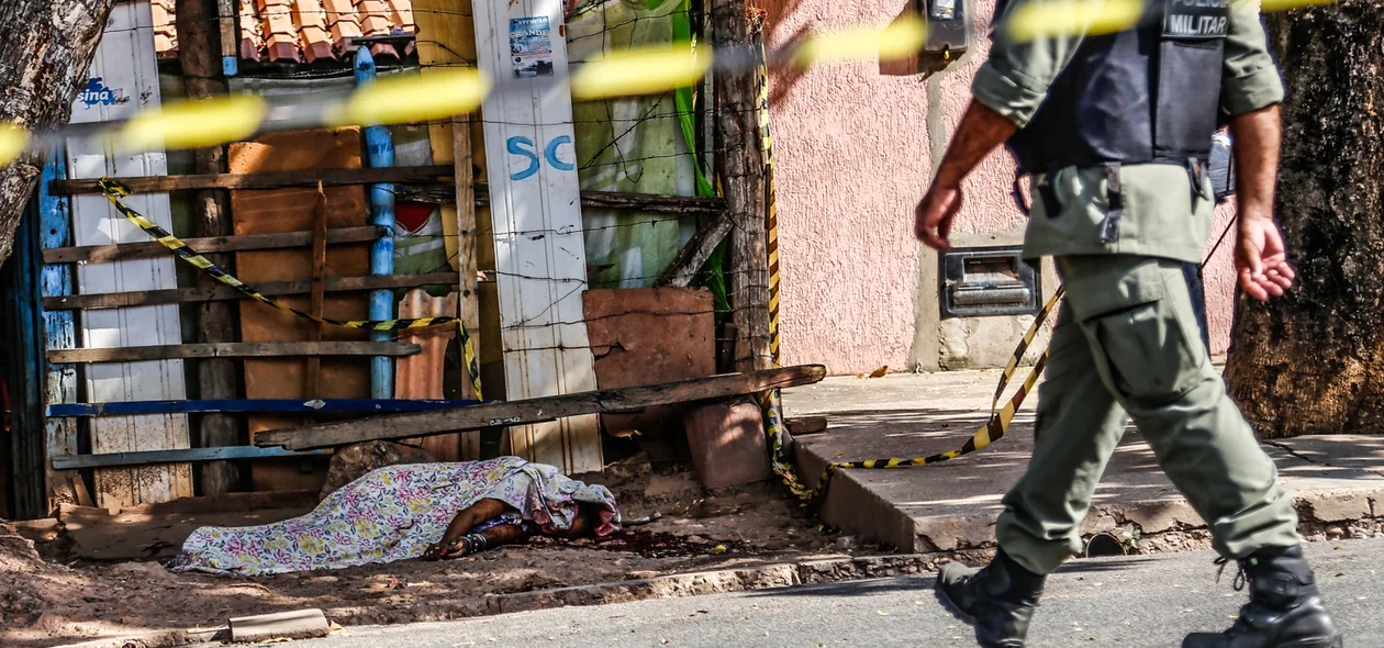 Duas pessoas são assassinadas no bairro Real Copagre em Teresina Piauí 