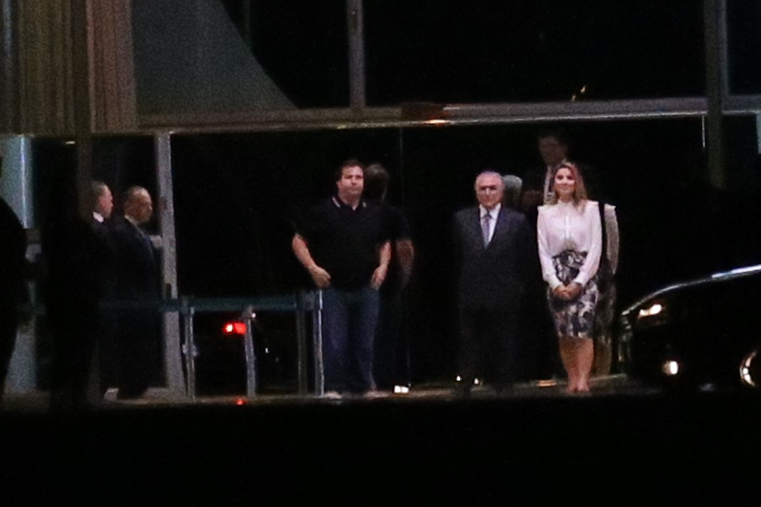 Rodrigo Maia, Michel Temer e Marcela Temer
