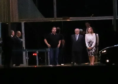 Rodrigo Maia, Michel Temer e Marcela Temer