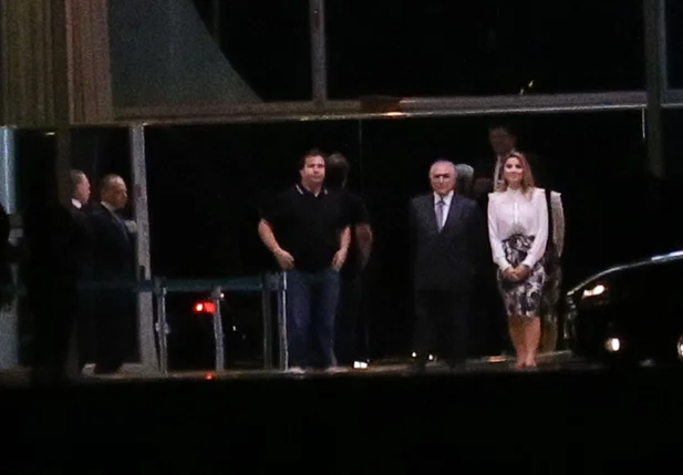 Rodrigo Maia, Michel Temer e Marcela Temer