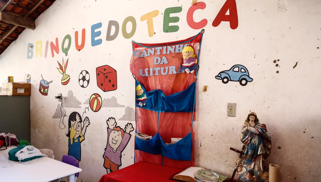 Brinquedoteca das Crianças do centro de apoio a criança e ao adolescente Dr Onesima 
