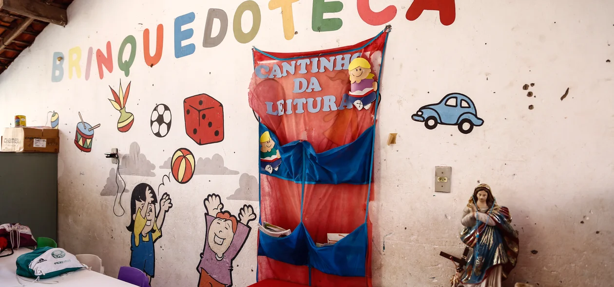 Brinquedoteca das Crianças do centro de apoio a criança e ao adolescente Dr Onesima 