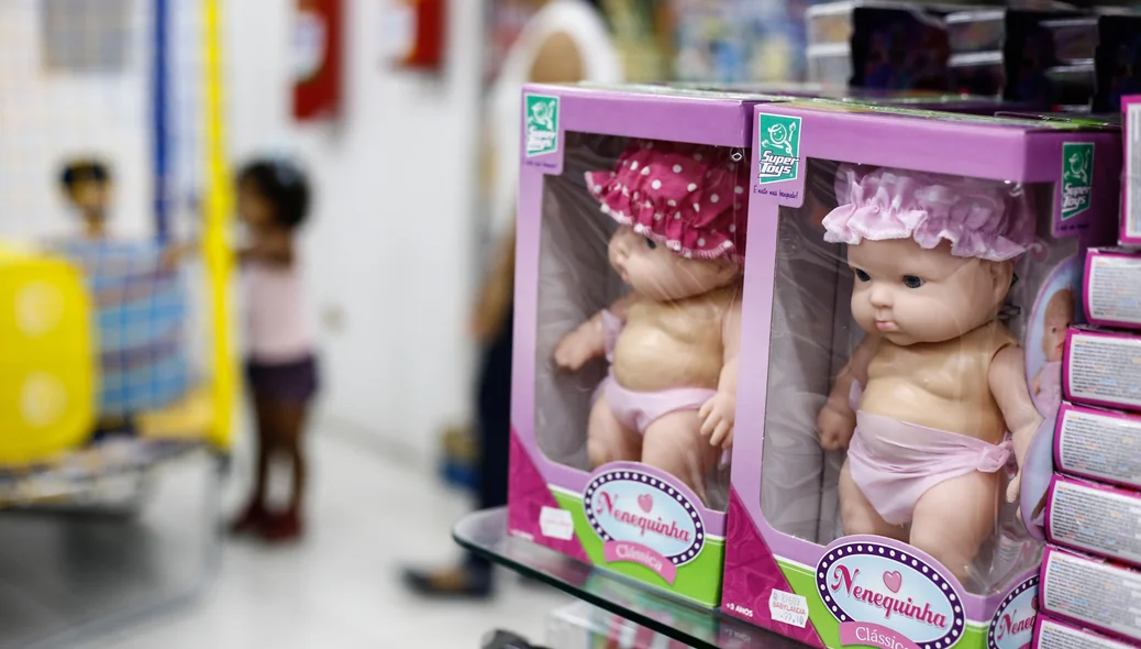 Comércio no dia das crianças em Teresina Piauí 