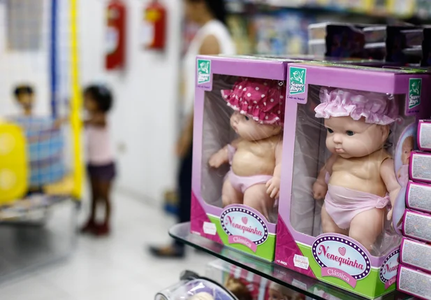 Comércio no dia das crianças em Teresina Piauí 