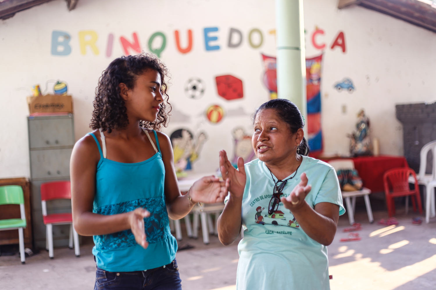 Dona Lurdinha e sua filha 