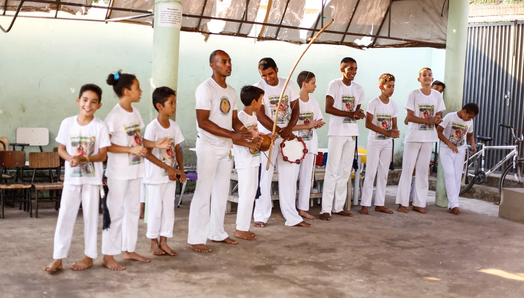 Junior mestre de capoeira 