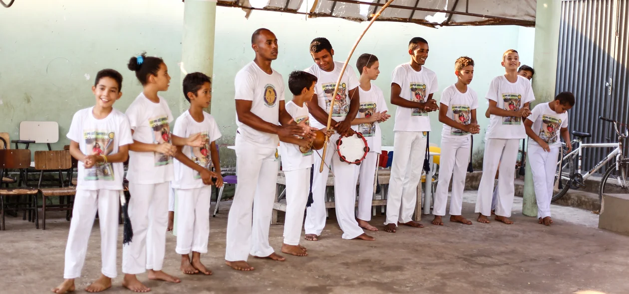 Junior mestre de capoeira 