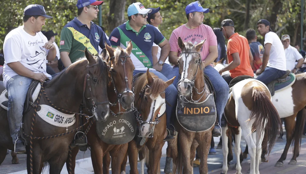 Manifestação no Piauí em favor da vaquejada