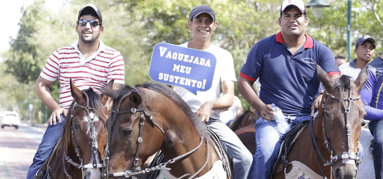 Manifestação no Piauí em favor da vaquejada