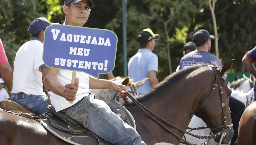 Manifestação no Piauí em favor da vaquejada