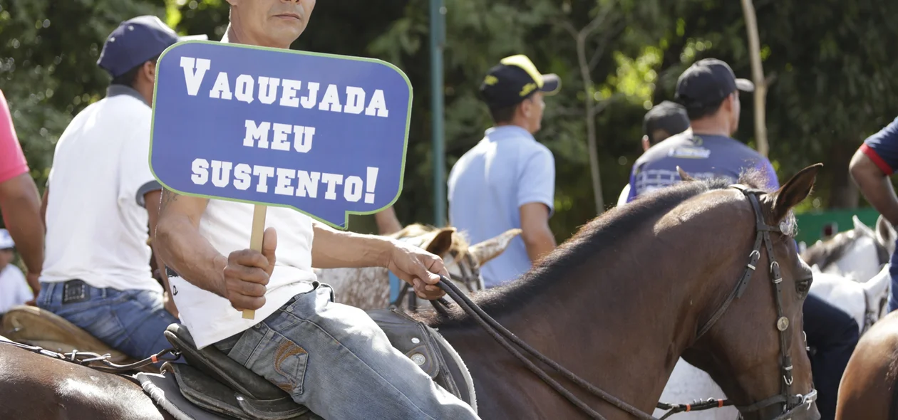 Manifestação no Piauí em favor da vaquejada