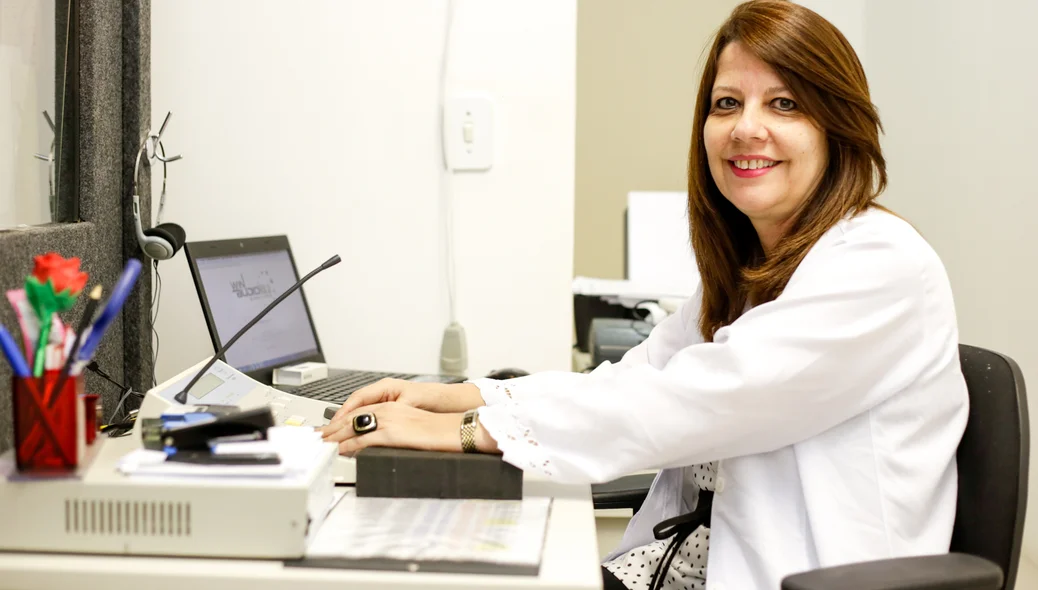 Maria Cecília Baldi é fonaudióloga no Ceir