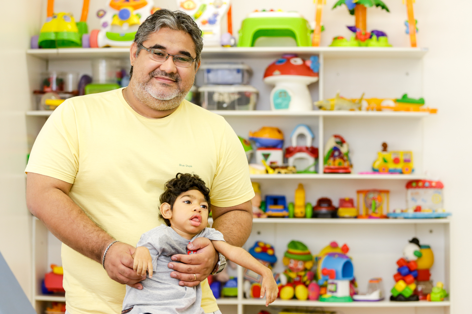 Nivaldo Soares com o filho Davi