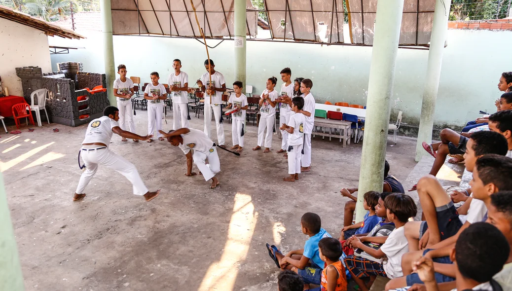 Roda de capoeira em Teresina 