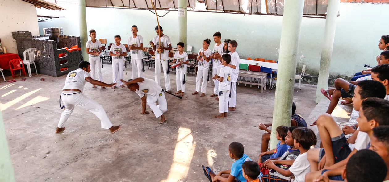 Roda de capoeira em Teresina 
