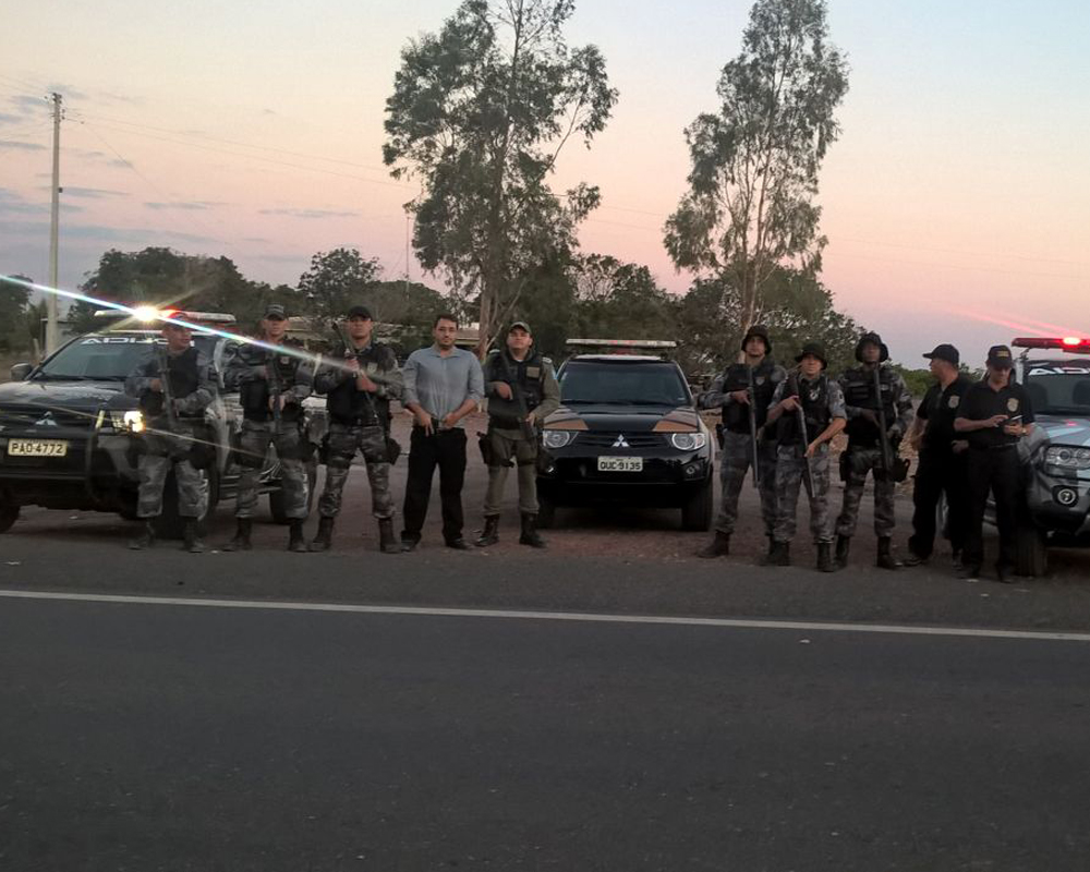 Operação realizada pela polícia