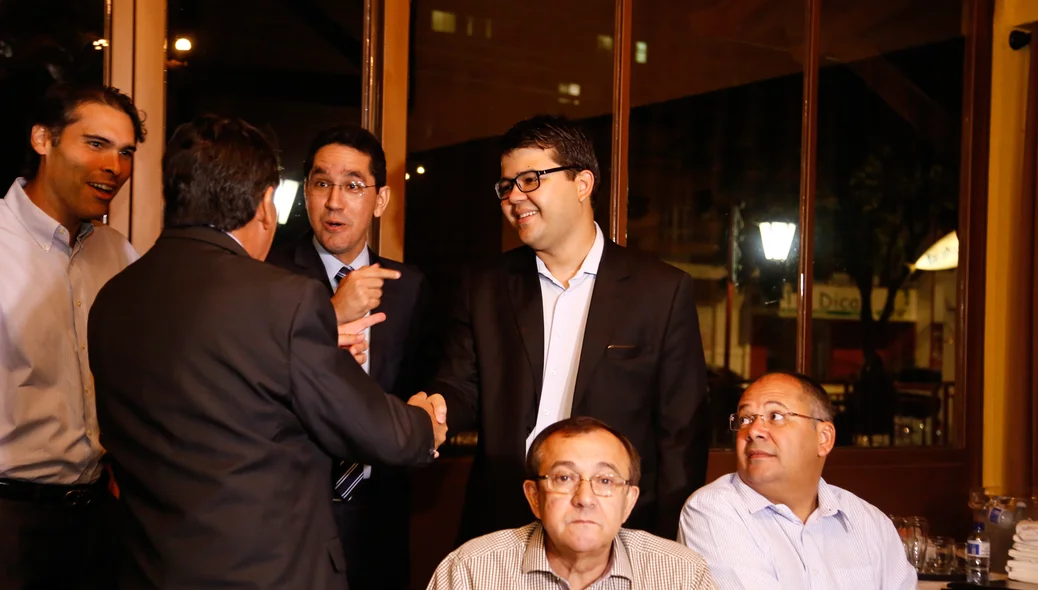 Chico Lucas na reunião do Sinduscon 