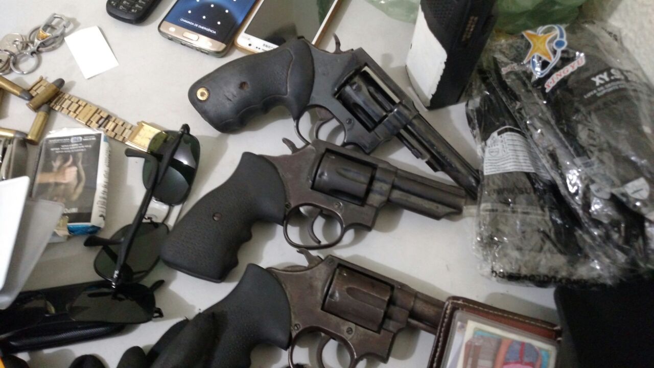 Armas apreendidas