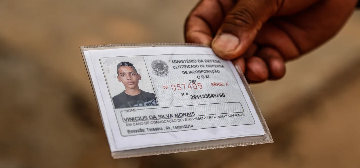 Vinicius da Silva Morais, 21 anos, foi assassinado com três tiros