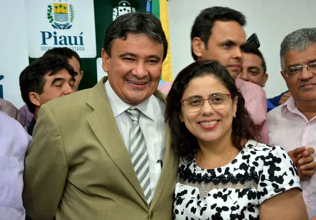 Patrícia Leal e Wellington Dias 