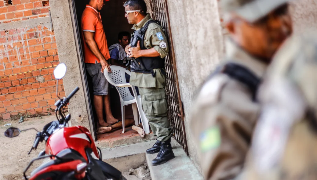 Polícia Militar isolou o local