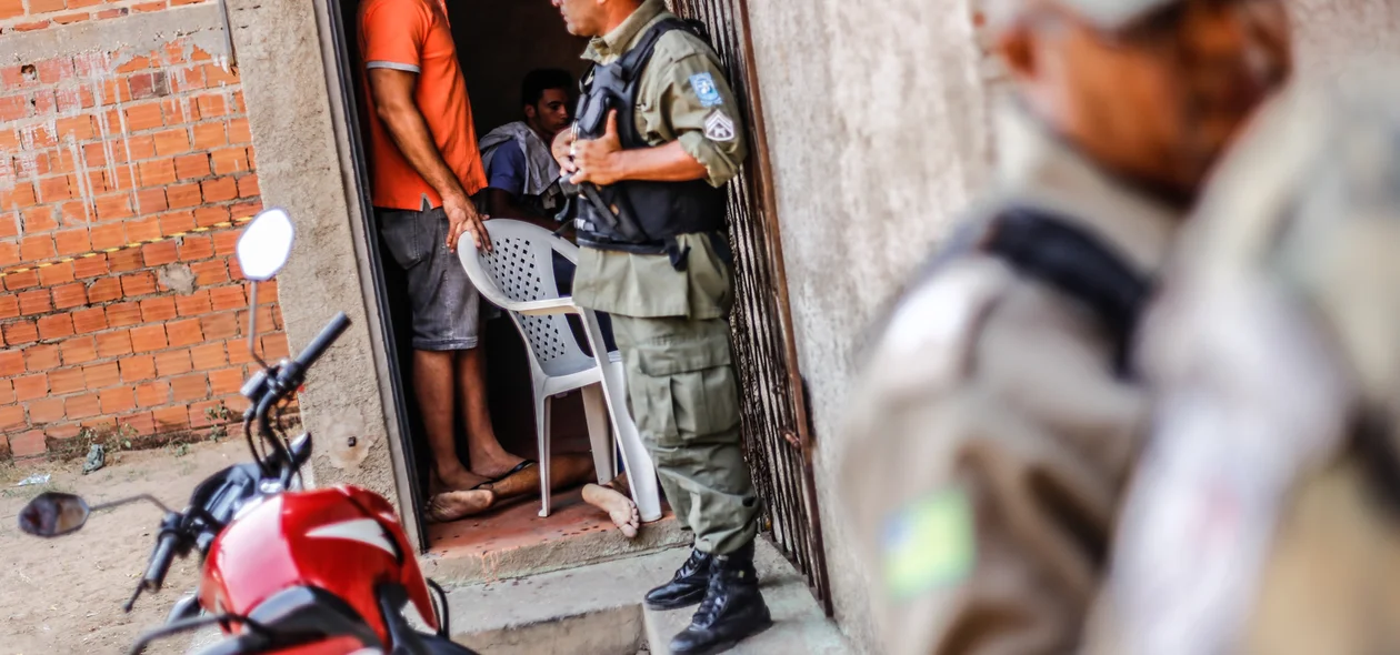 Polícia Militar isolou o local