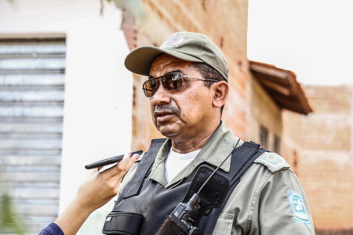 Tenente Elivaldo, do 13º Batalhão da Polícia Militar