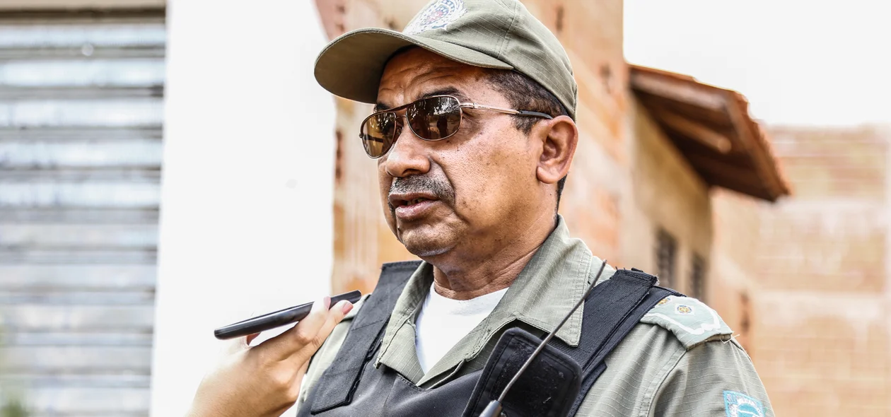 Tenente Elivaldo, do 13º Batalhão da Polícia Militar